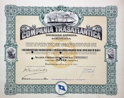 Compania Trasatlantica, Barcelona - 1946