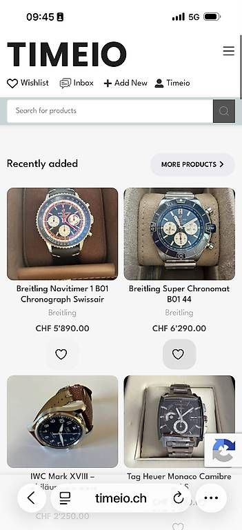 Breitling Montres: Breitling Super Chronomat B01 44 – D'occasion à Zürich par timeio 9
