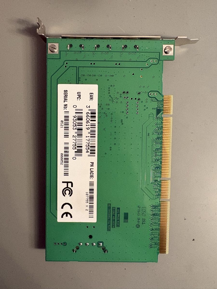 Lacie Unità & Adattatore: LaCie Firewire 800 PCIe-Karte – Usato da Horgen venduto da rrtt 1