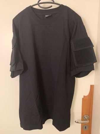 Militär Tshirt mit Klettverschluss für Patches NEU