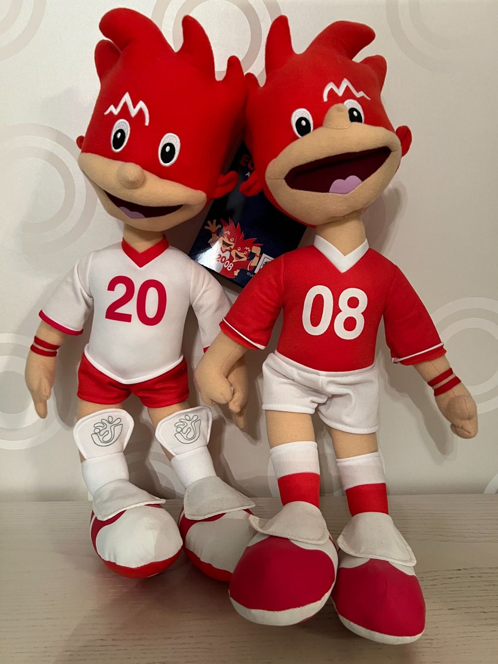 Statuette: Trix und Flix Maskottchen UEFA EURO 2008 – Usato da Erlinsbach venduto da maxblattner 2
