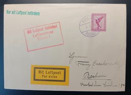 1930 Brief Deutsche Lufthansa Flug München -- Essen