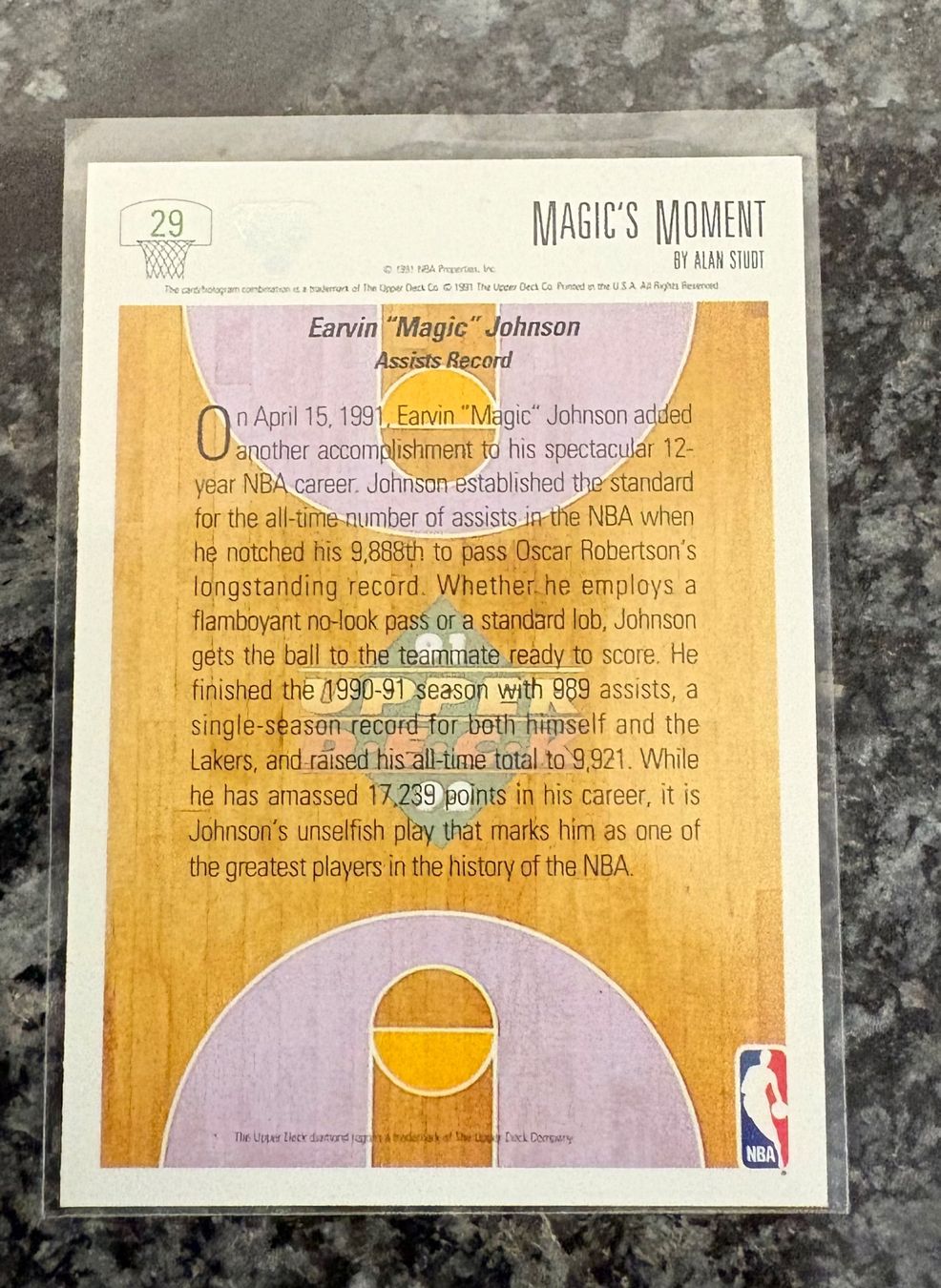 Nba Carte collezionabili: NBA Magic Johnson Magic Moments Card – Nuovo (secondo la descrizione) da Muttenz venduto da joba23 1