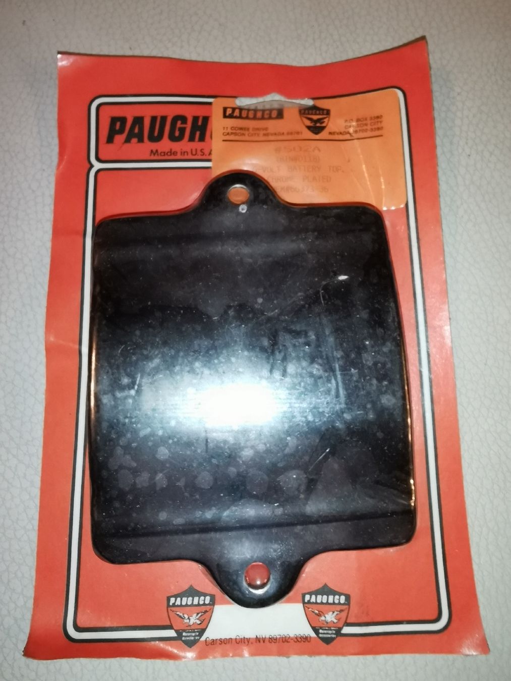 Alle Motorradersatzteile: PAUGHCO 6V Batterieabdeckung Motorrad – Neu und originalverpackt aus Rüti ZH von Fido20