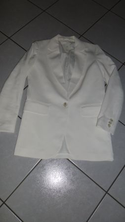 Damen-Blazer crème-weiss / 34 / H&M