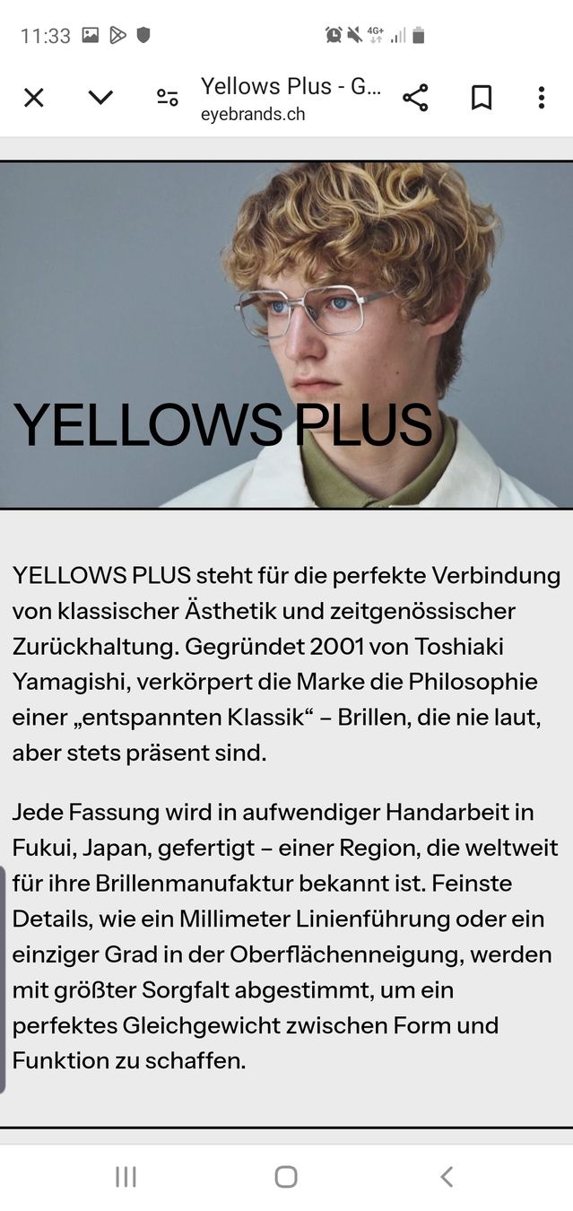 Brillen & Gläser: Yellows Plus, Brille, Brillengestell, Titanium, Neuwertig – Neu (gemäss Beschreibung) aus Winterthur von Sjull 8