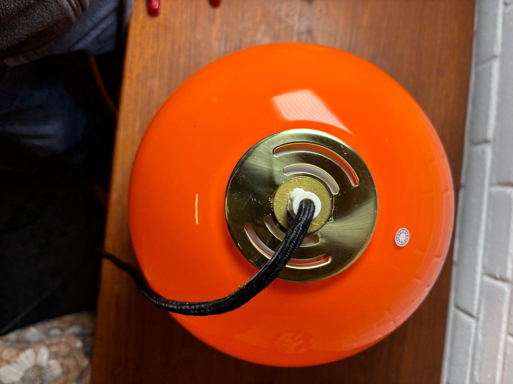 Kronleuchter & Deckenlampen: Orange Glas Deckenlampe Designerlampe Space Age Sweden – Gebraucht aus Hinwil von DaniBachman 3