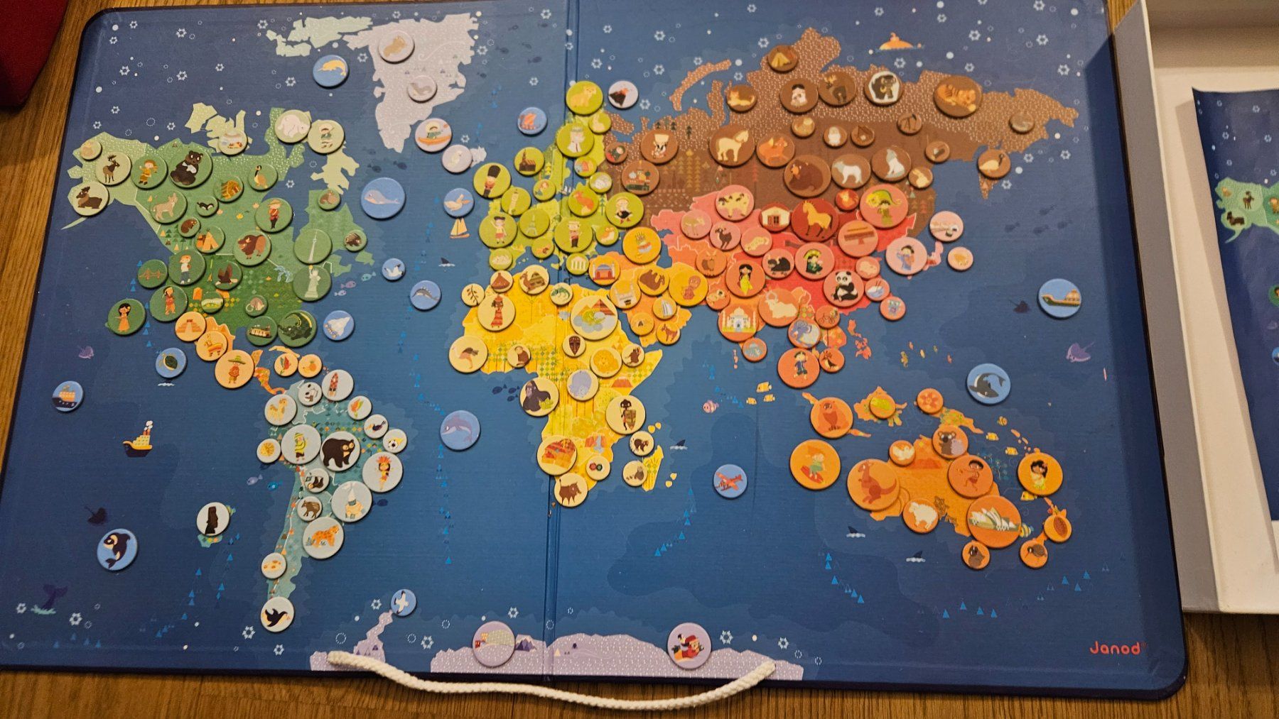 Janod Giochi: Magnetic world map Janod – Usato da Melano venduto da H-Sara 1