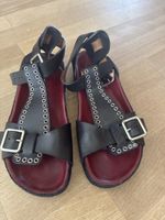 Isabel Marant Sandalen Leder Schwarz Grösse 38 