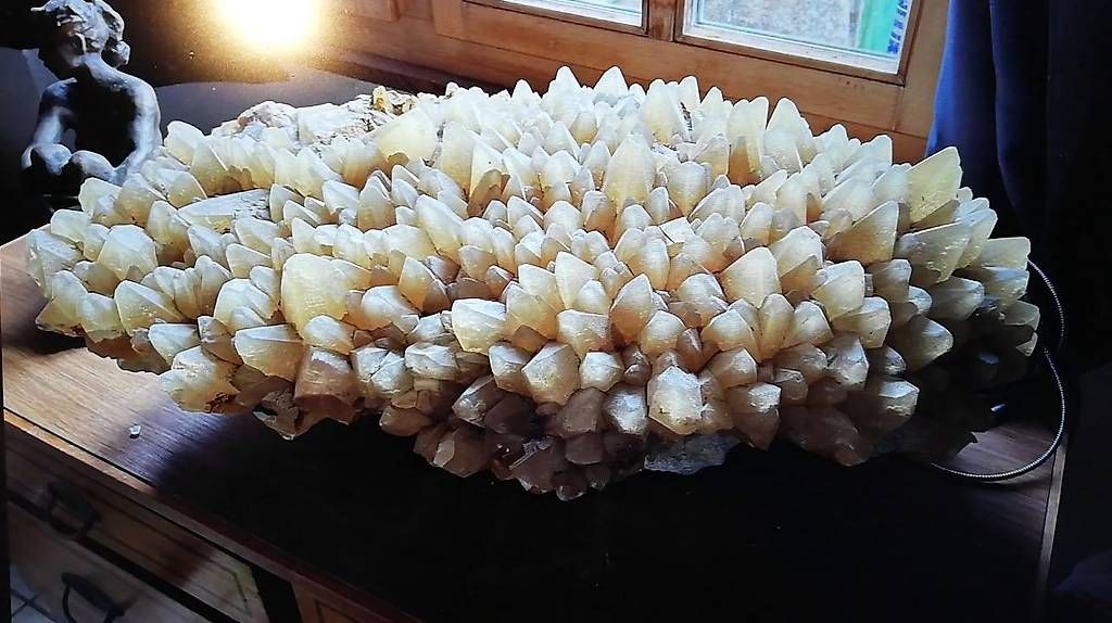 Minerali & Pietre curative: Calcit-Kristallstufe – Usato da Blumenstein venduto da olka007