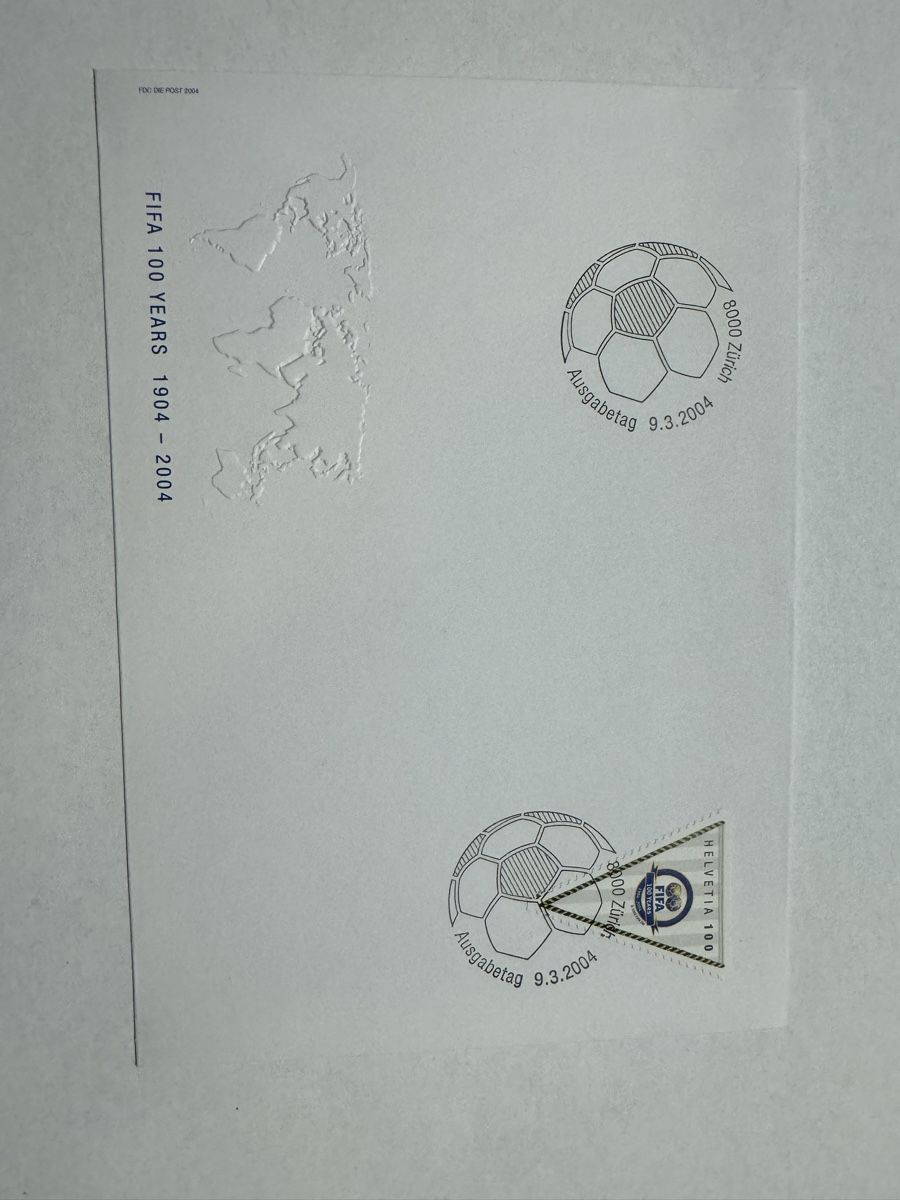 Buste & buste per spedizione: Briefumschlag 2004 Fifa 100Jahr – Nuovo e nell'imballaggio originale da Bütschwil venduto da sof_p98b