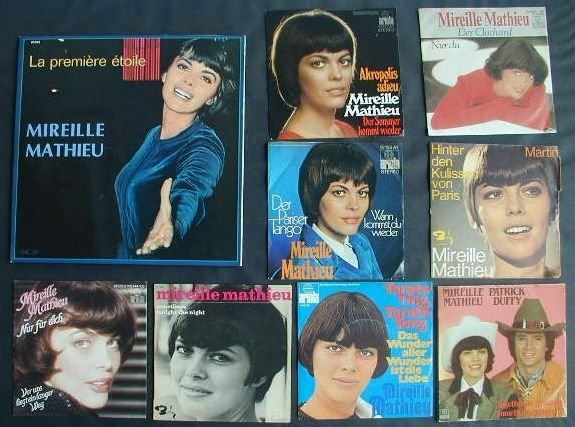 Schallplatten: MIREILLE MATHIEU : 8 Singles + 1 LP – Gebraucht aus Zürich von Vinyl
