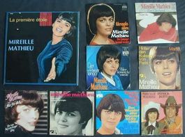 MIREILLE MATHIEU : 8 Singles + 1 LP