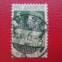 1913, J1 fehlerfrei v. SURSEE, schönes Stück mit Vollstempel