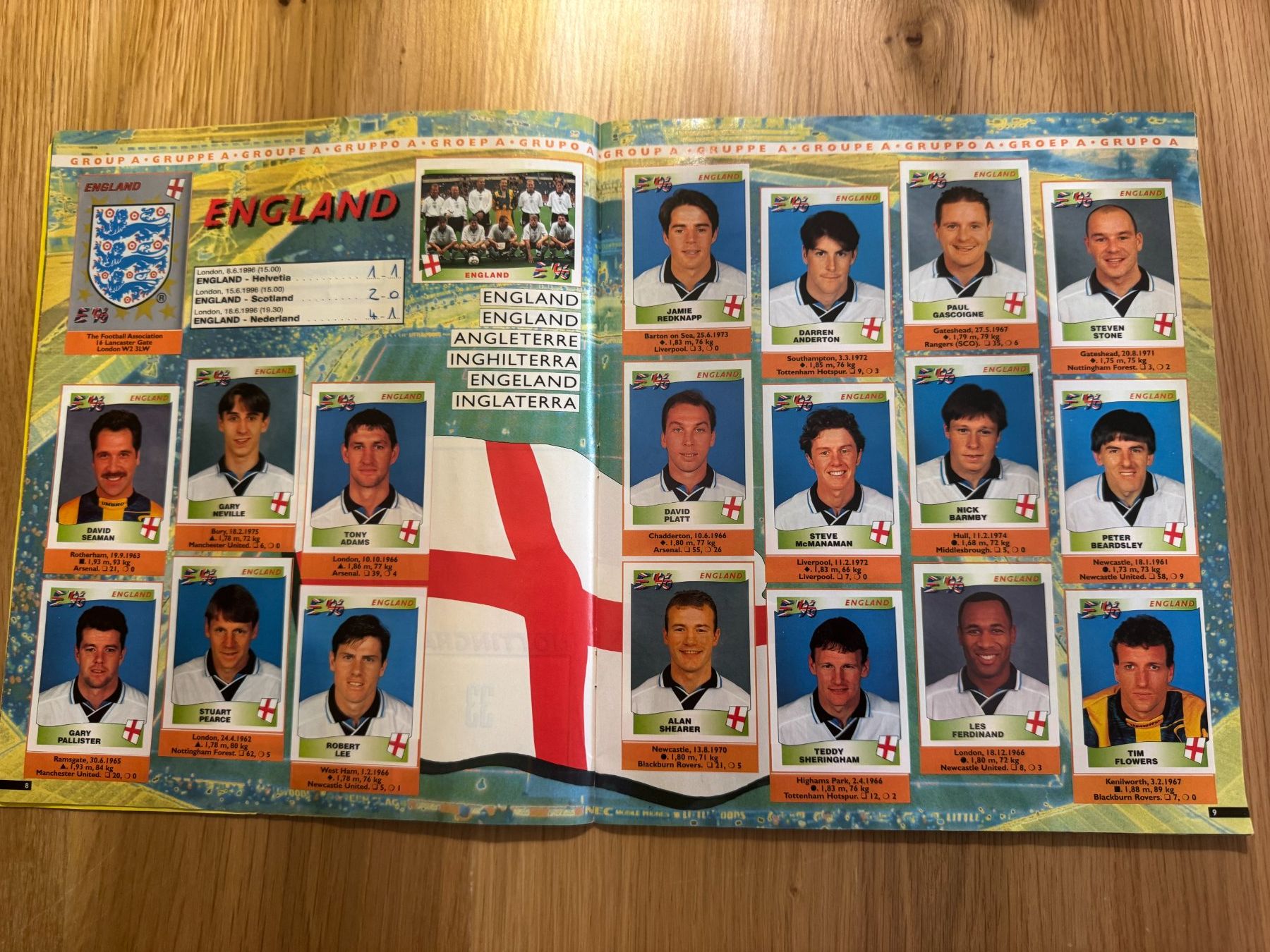 Panini Album: Album Panini Euro 96 – Usato da Bussigny venduto da Maxence10 2