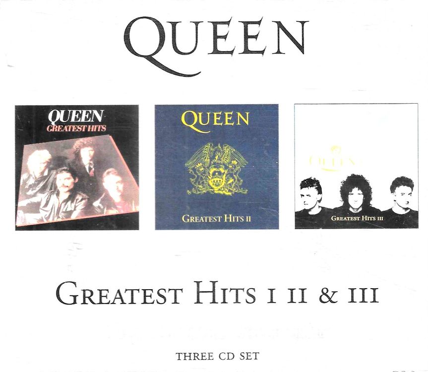 Queen 3CD's Box - Greatest Hits I II & III - The Platinum Co (Gebraucht ...