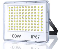 LED Strahler Außen 100W, 10000LM Superhell Fluter Außen, IP