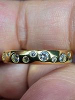 Bague argent avec diamants de moissanite certifiés GRA
