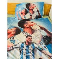 Bettwäsche Duvet Messi oder Lamine Yamal Schweizer Masse