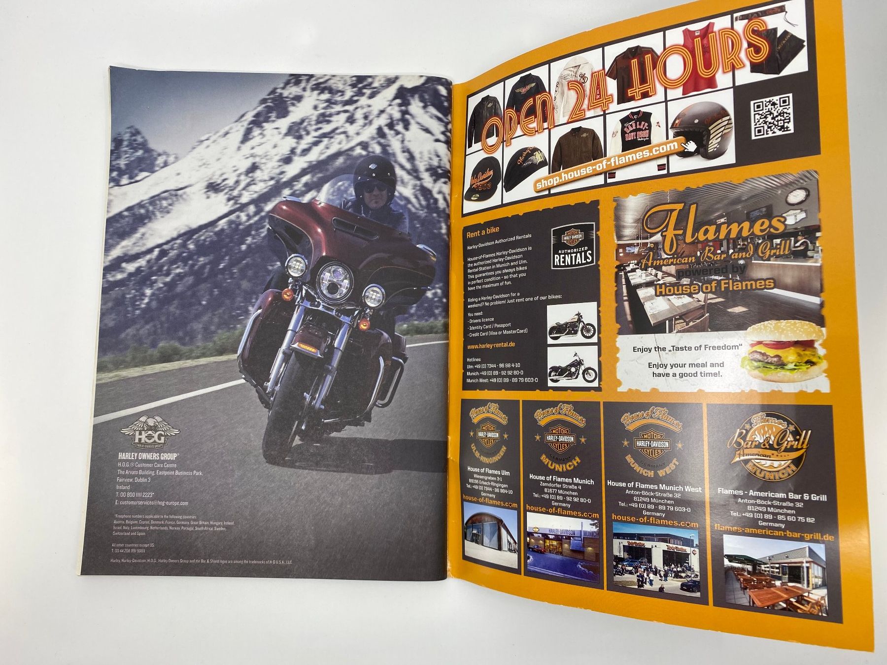 Riviste & Magazine: Harley Davidson Owner Group Touring Handbook 2014 – Usato da Langwiesen venduto da Restposten-24 2