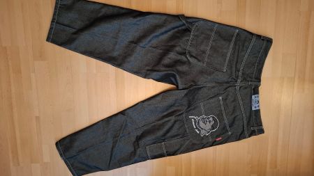 Fubu Silver Baggy Jeans W44