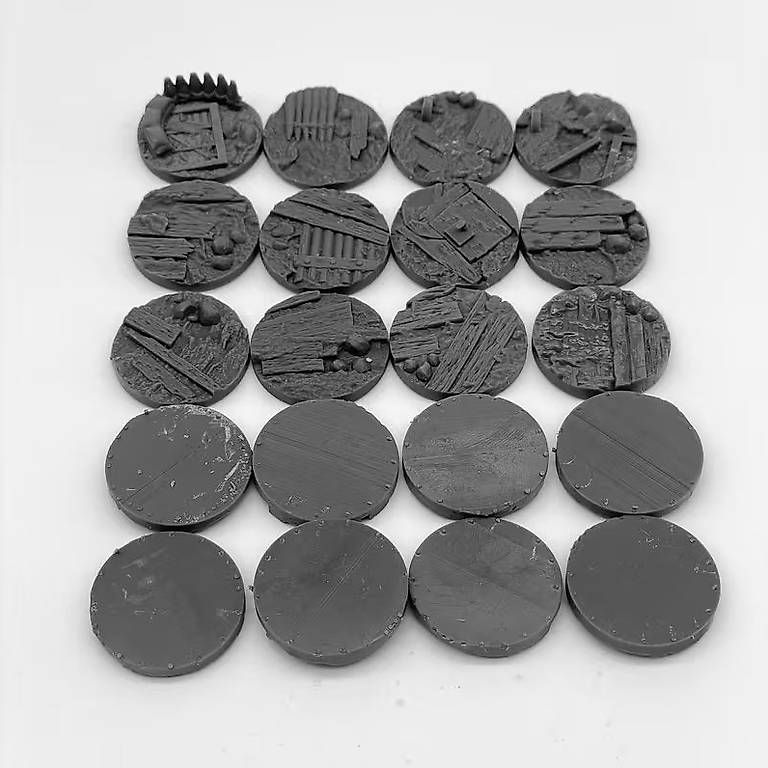 Kit di modellismo & Modellini statici: Warhammer 40000 Miniaturen Rundbasen 40Stk. – Nuovo e nell'imballaggio originale da Zug venduto da Supervamp 1