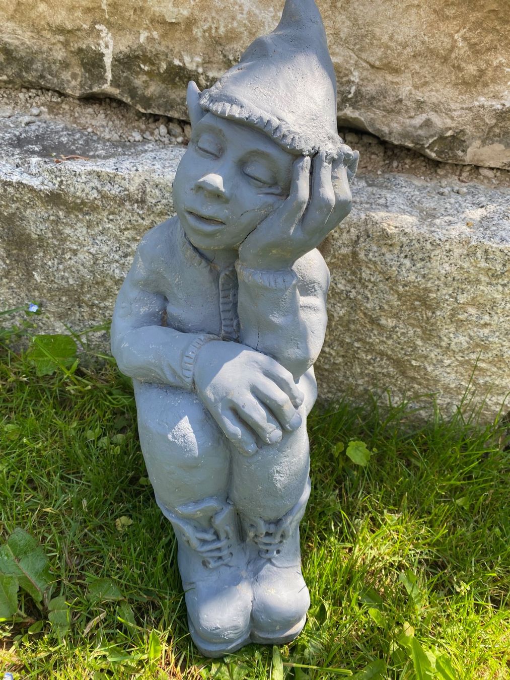Statuette: Schlafender Wichtel Gartenfigur – Usato da Niederhasli venduto da Tigerproduct 4