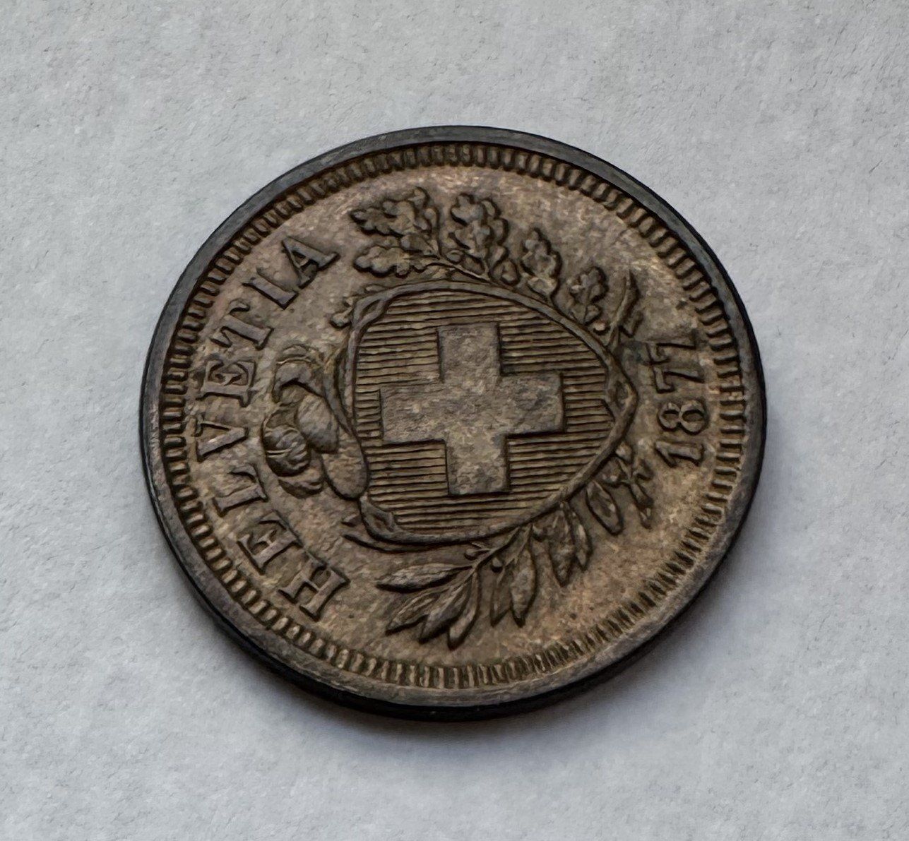 Tutti le monete: 1877 1 Rappen unz – Nuovo (secondo la descrizione) da Kirchberg SG venduto da Zenhad69 1