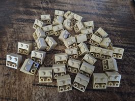 lego 3660 lot de 40 pièces Tan Slope, Inverted 45 2 x 2