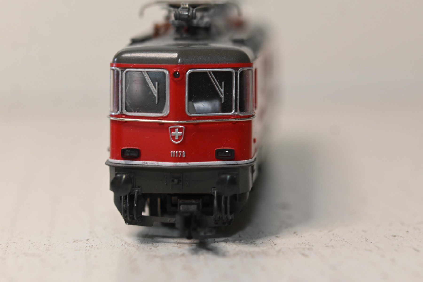 Fleischmann Modellini di ferrovie: Fleischmann H0/DC SBB Re 4/4 Lok mit OVP – Usato da Laupen ZH venduto da Zmoewe 4
