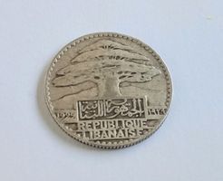 10 piaster 1929 Libanon aus der Zeit des Franz. Protektorat