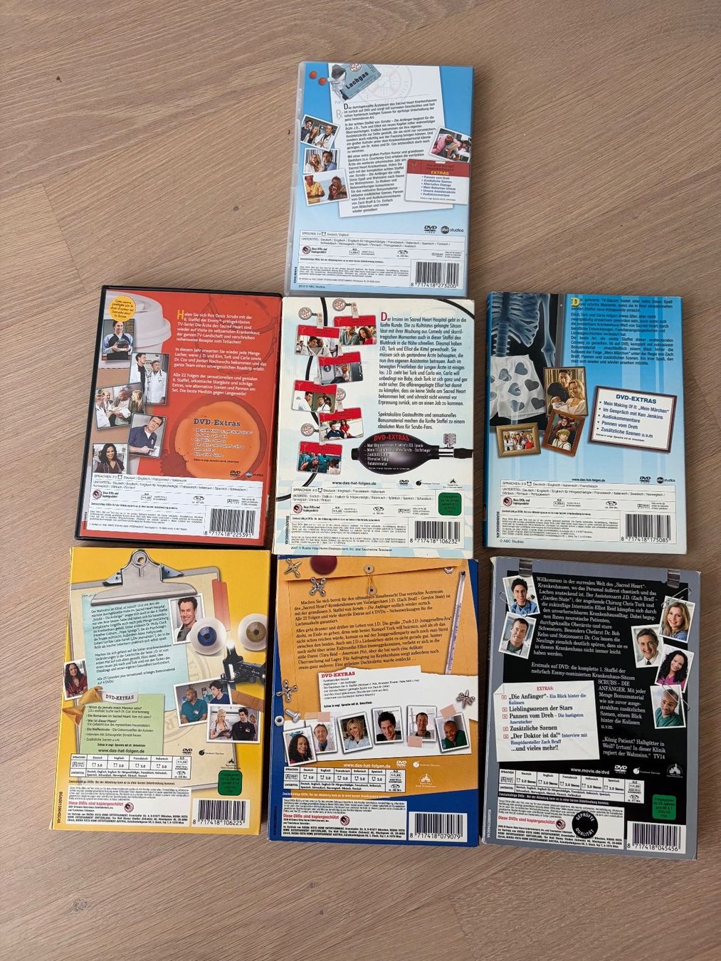 Alle DVDs: Scrubs - verschiedene Staffeln - DVD – Gebraucht aus Basel von Gunther_Welten 1