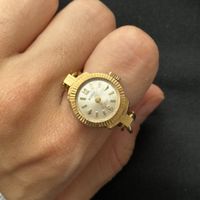 Moria 17 Jewels Incabloc Damen Ring Uhr Farbe Gold