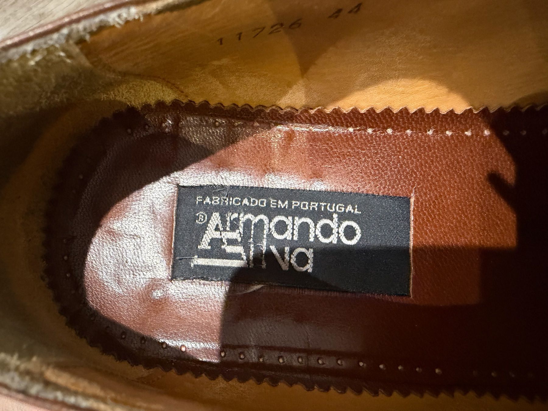 Scarpe da uomo: Armando Silva Brogue Schuhe Gr. 44 Leder Full Brogue – Usato da Dietikon venduto da Angy94 4