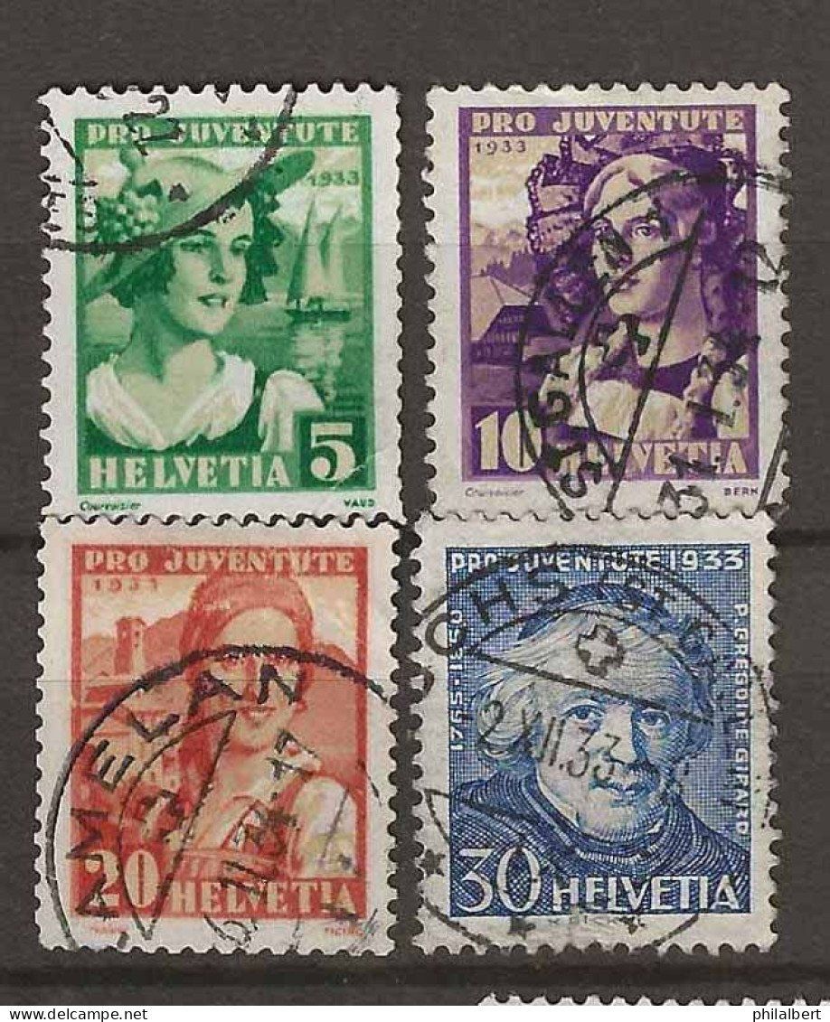 Tutti i francobolli: PJ033 - Pro Juventute 1933 obl. – Usato da Trélex venduto da Phil_Albert