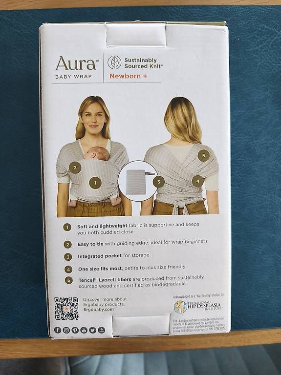 Ergo Baby Marsupi portabebè: Ergobaby Aura Babytragetuch – Usato da Uznach venduto da tra_z2pd 2