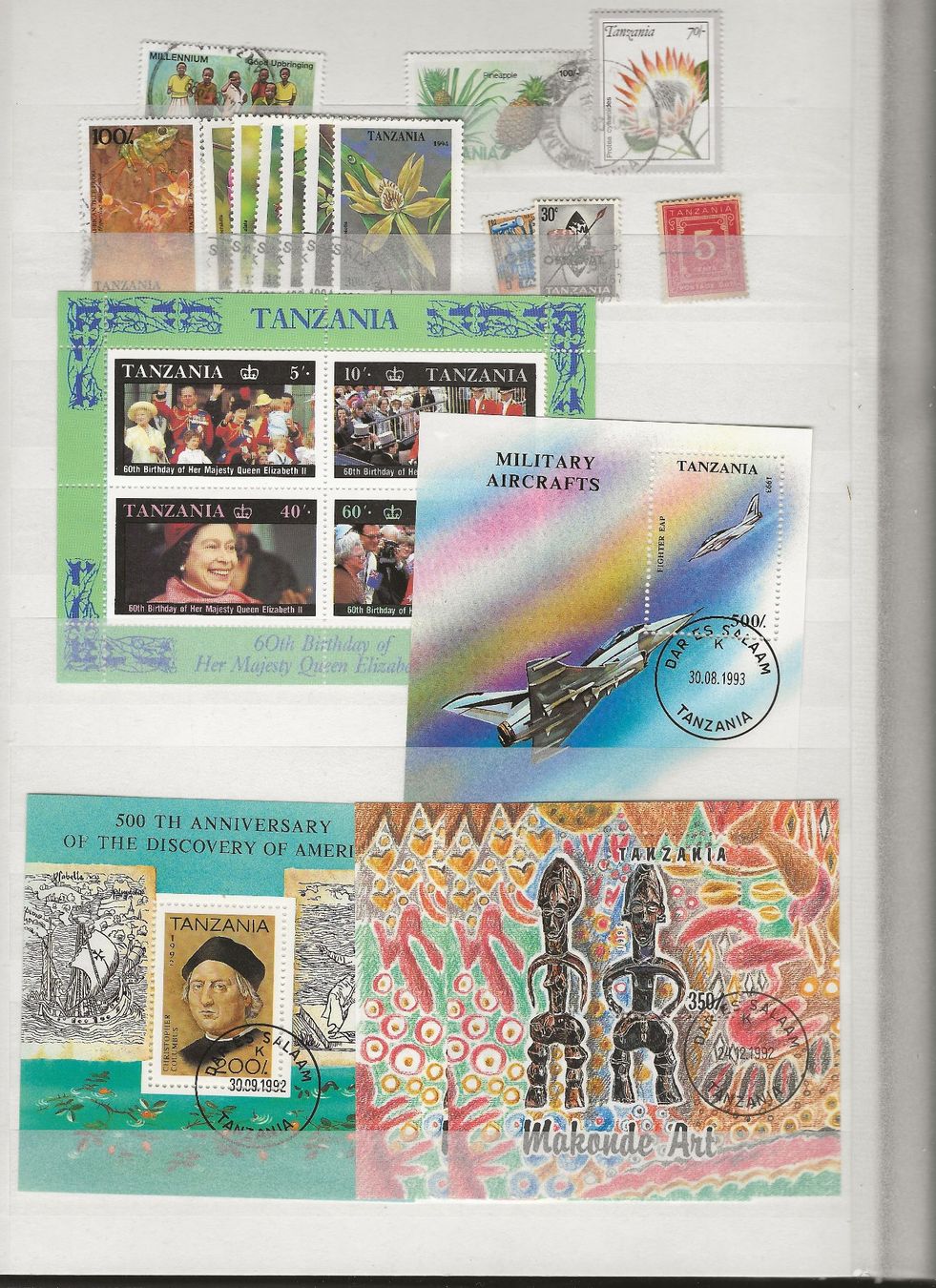 Alle Briefmarken: Marken Afrika RSA bis Tansania – Gebraucht aus Au ZH von xelagreb01 9