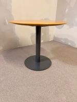 Runder Tisch, Holzplatte - Metallfüsse, kleiner Esstisch