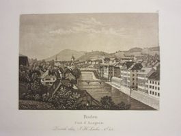 BADEN  stahlstich