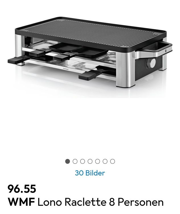 WMF Lono Raclette für 8 Personen - NEU & OVP - 1500W (Neu und ...
