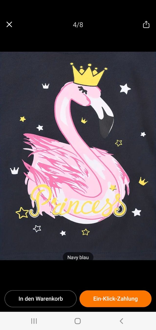 Pyjamas & Ähnliches: Süsses Pyjama "Flamingo" Gr. 110  NEU – Neu und originalverpackt aus Bütschwil von Taranabo 2