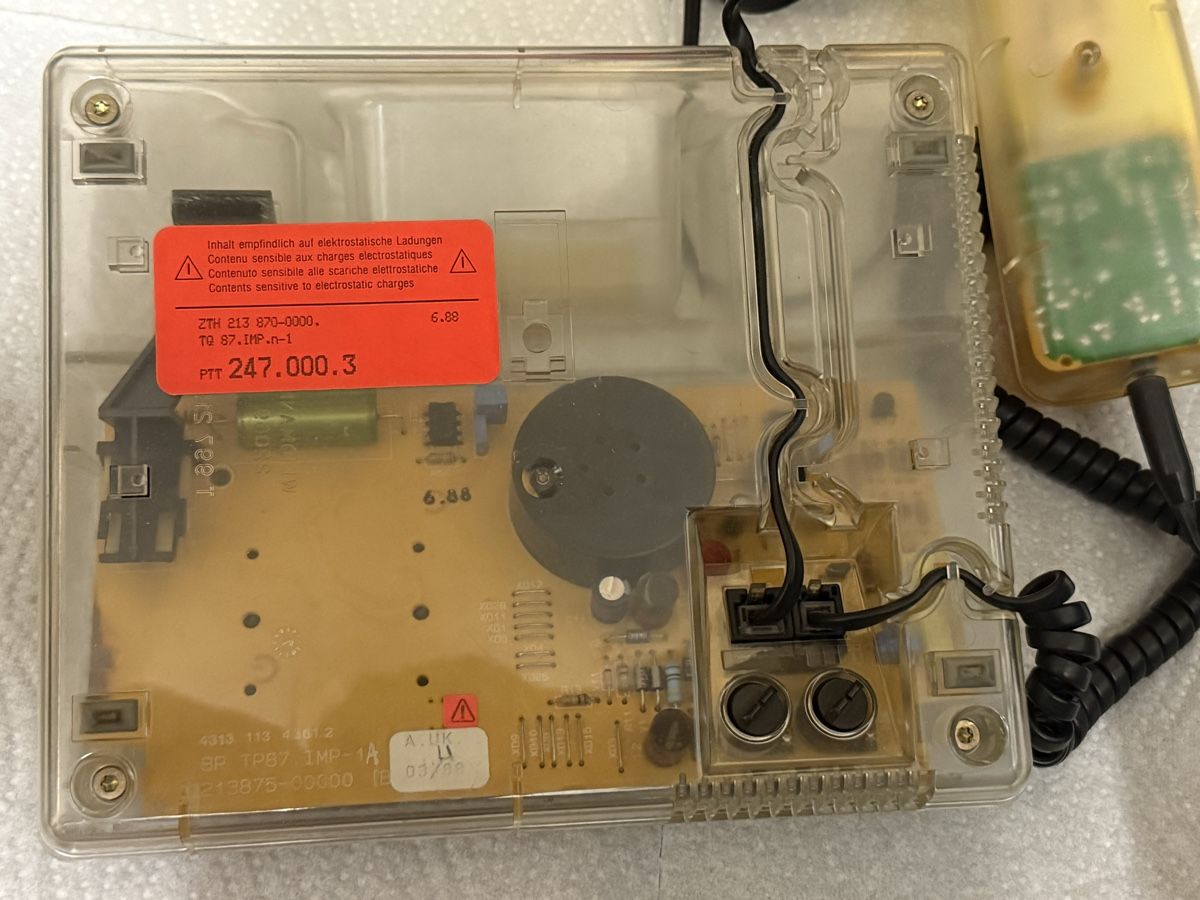 Téléphones: PTT Tritel  ELM Transparent Telefon – D'occasion à Oensingen par aziri123 3