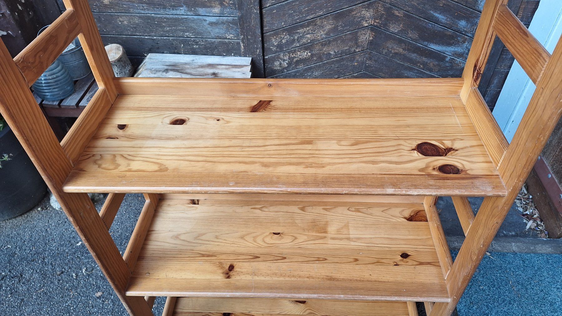 Scaffali: Vintage Holz - Regal  127cm hpch – Usato da Dornach venduto da majo8689 3