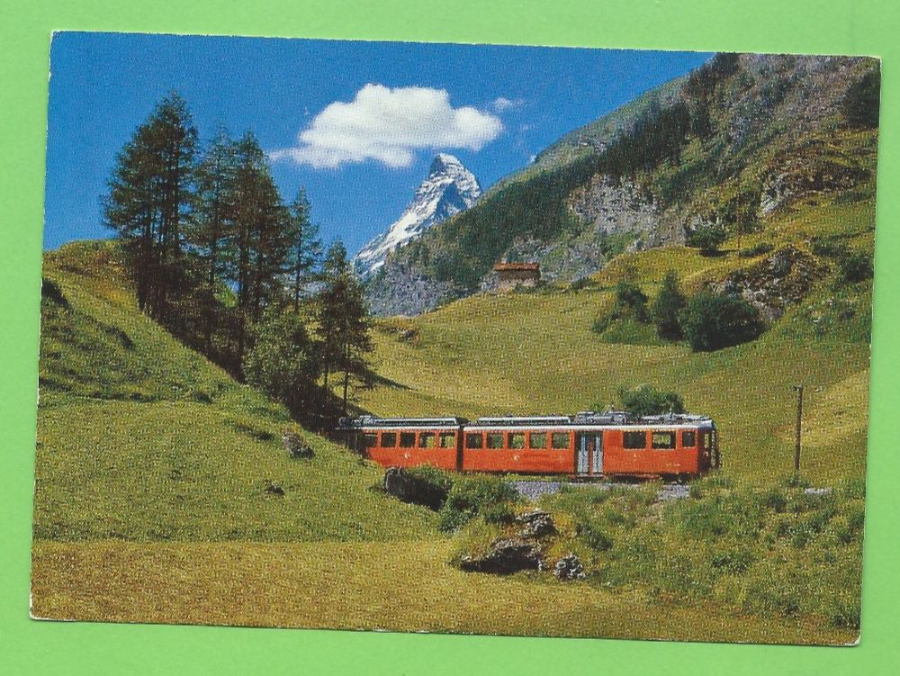 Cartoline postali: Brig-Visp-Zermatt-Bahn – Usato da Zürich venduto da t24_de