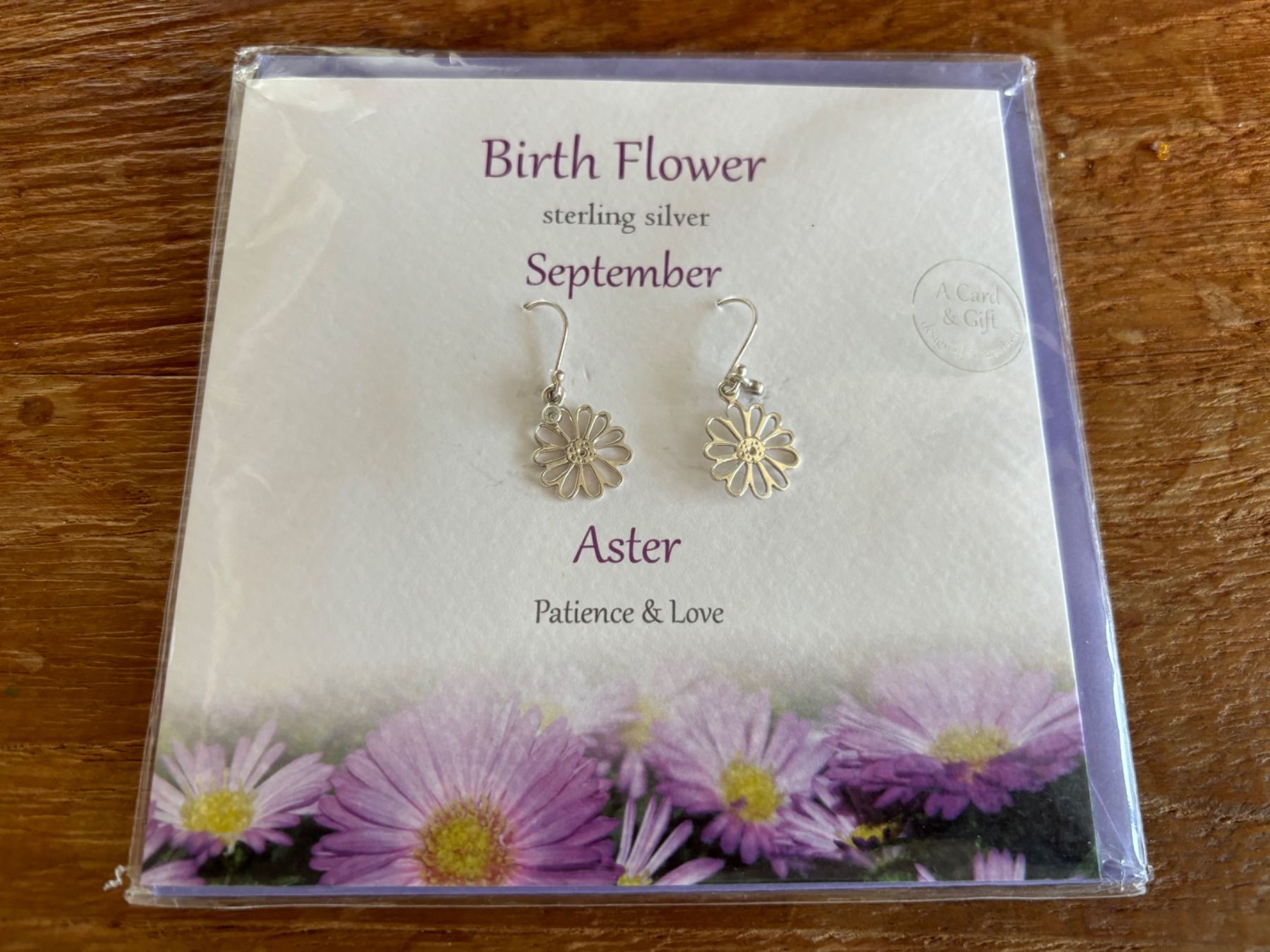 Orecchini pendenti & Orecchini a lobo: Ohrringe September Blume Aster NEU – Nuovo e nell'imballaggio originale da Stadel venduto da Chanel_5
