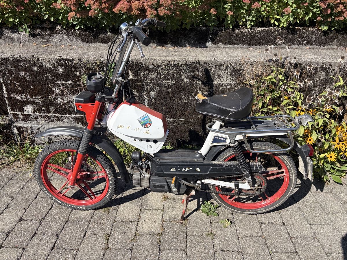 Alpa Ciclomotori: Mofa Schwalbe Bora mit Ausweis – Difettoso da Latterbach venduto da Bbutz98