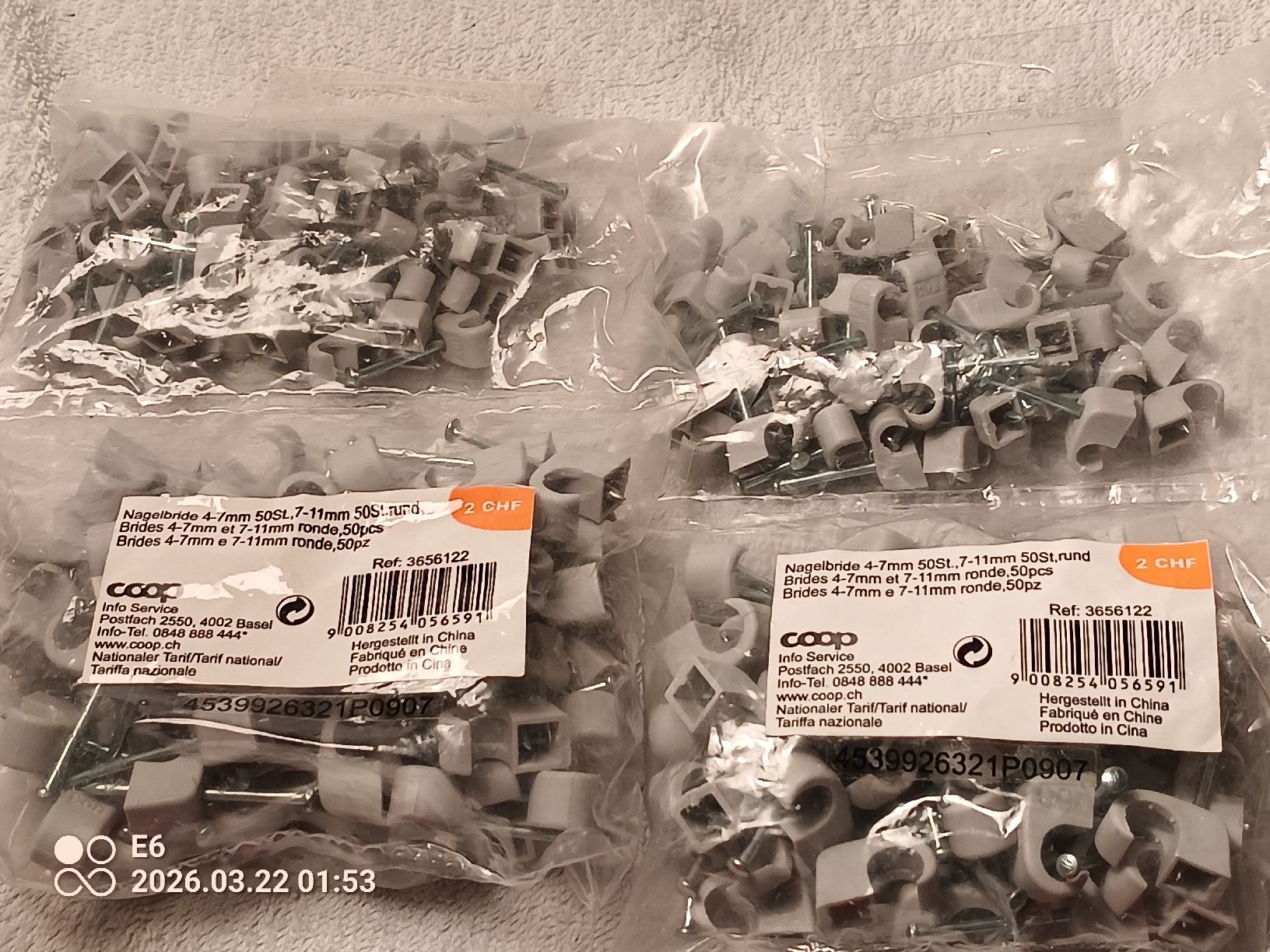 Tutti gli attrezzi: 3 Packungen Nagelbriden – Nuovo e nell'imballaggio originale da Zürich venduto da Mitzi6 1