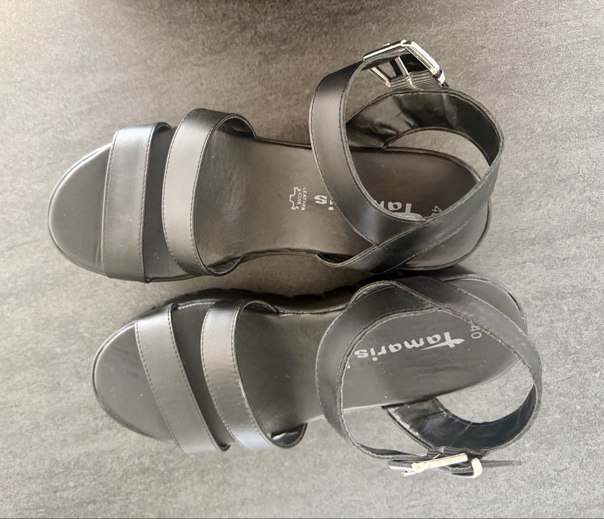Tamaris Chaussures femmes: Tamaris Sandalen, schwarz, Gr. 40 – Neuf (Voir description) à Liestal par userin1000 1