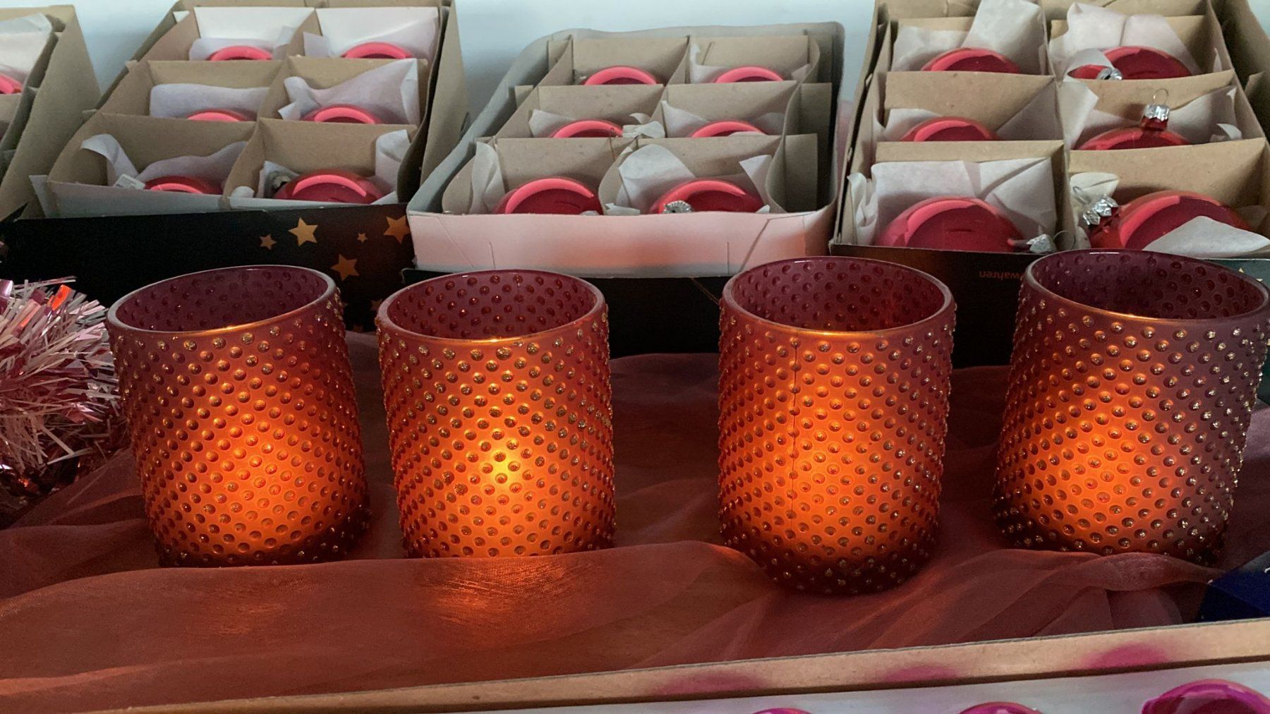 Tutte le decorazioni: Weihnachts Kugeln pink, Dekoration Advent mit Engel – Usato da Dagmersellen venduto da Arcticsnow2017 2