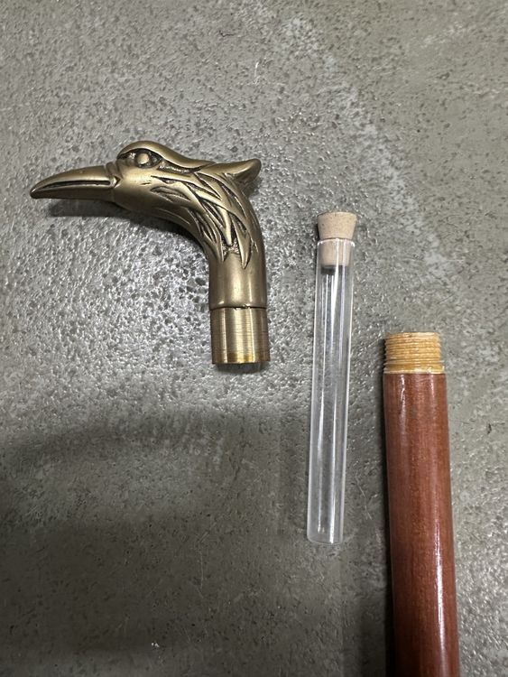 Gentleman-Gehstock Mit Löwenkopf, Goldener, Eleganter